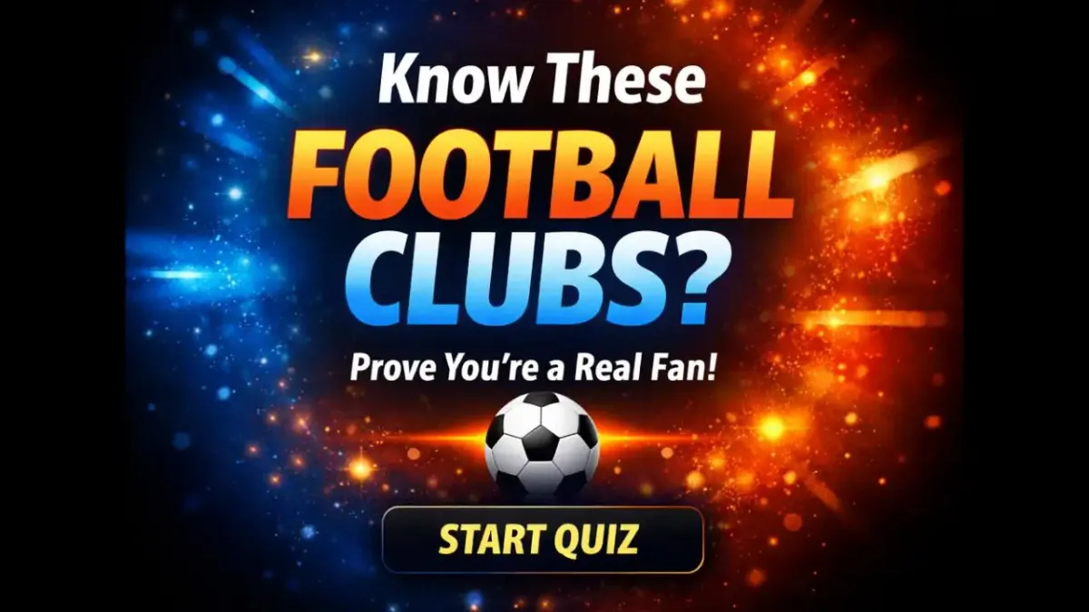 football clubs quiz challenge background