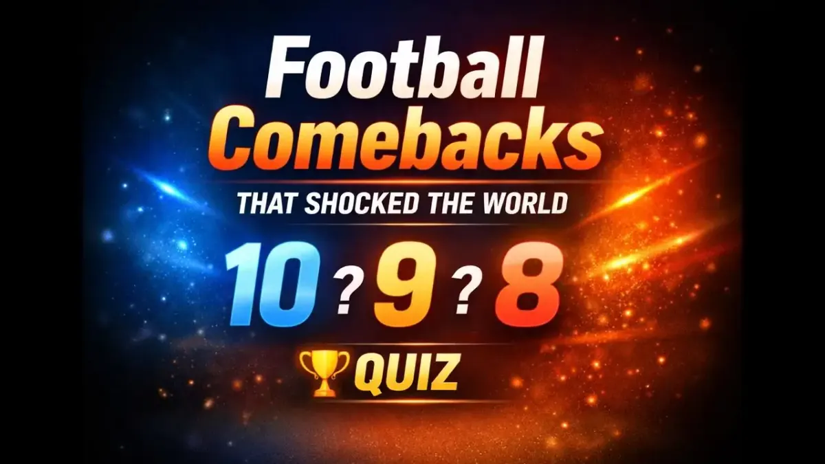 abstract football comeback quiz background with gradient lights